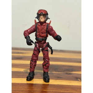 2005 Lanard The Corps Red Vulture Pilot 3.75" Action Figure